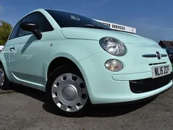 Green Used 2015 Fiat 500 Pop Hatchback | £4,295 (Fair price)