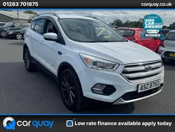 White Used 2017 Ford Kuga Titanium SUV | £9,795 (Fair price)