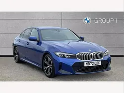 Blue Used 2022 BMW 320e M Sport Sedan | £29,495 (Fair price)