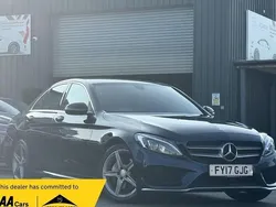 Blue Used 2017 Mercedes C220 AMG line Sedan | £14,190 (Good price)