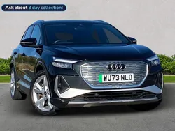 Black Used 2023 Audi Q4 e-tron S-Line SUV | £27,892 (Good price)
