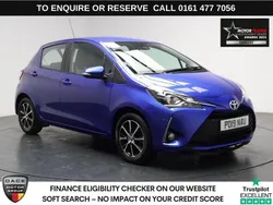 Blue Used 2019 Toyota Yaris Hatchback | £8,690 (Fair price)