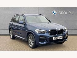 Blue Used 2020 BMW X3 M Sport SUV | £28,138 (Good price)