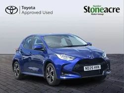Blue New 2025 Toyota Yaris Hybrid Design Hatchback | £20,750 (Fair price)