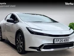 White New 2025 Toyota Prius Hatchback | £32,995 (Good price)