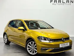 Yellow Used 2017 VW Golf VII GT Hatchback | £10,450 (Fair price)