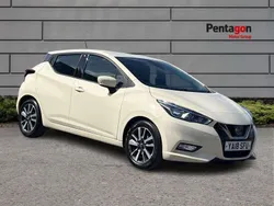 White Used 2018 Nissan Micra Acenta Limited Edition Hatchback | £7,795 (Fair price)
