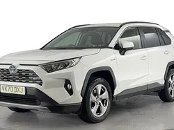 White Used 2020 Toyota RAV4 Hybrid Design SUV | £21,920 (Good price)