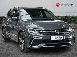 Grey Used 2021 VW Tiguan R-line SUV | £25,500 (Expensive)