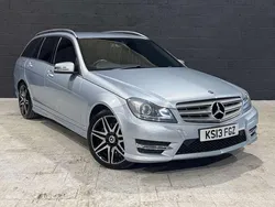 Silver Used 2013 Mercedes C350 AMG Estate | £8,995 (Fair price)