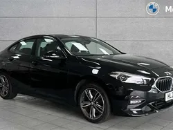 Jet black Used 2021 BMW 218 Sport Line Sedan | £18,281 (Fair price)