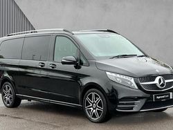Obsidian black Used 2024 Mercedes V300 AMG line MPV | £63,990 (Expensive)
