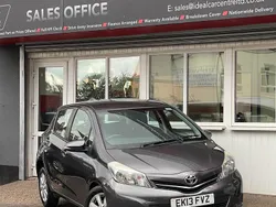 Grey Used 2013 Toyota Yaris Hatchback | £4,195 (Fair price)