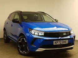 Blue Used 2022 Vauxhall Grandland X Ultimate SUV | £21,498 (Expensive)