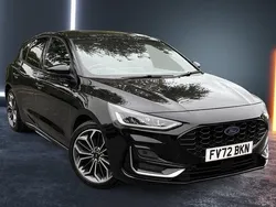 Black Used 2022 Ford Focus ST-Line Hatchback | £17,690 (Expensive)