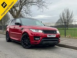 Red Used 2015 Land Rover Range Rover Sport HSE Dynamic SUV | £15,995 (Fair price)