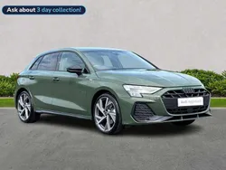 Green New 2025 Audi A3 Black Edition Hatchback | £32,817 (Fair price)