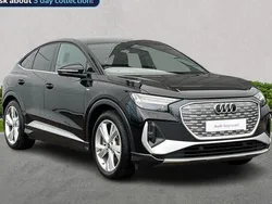 Black Used 2024 Audi Q4 Sportback e-tron S-Line SUV | £34,413