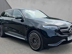 Obsidian black metallic Used 2021 Mercedes EQC400 AMG Line Premium SUV | £31,617 (A bit pricey)