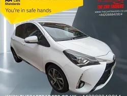 White Used 2018 Toyota Yaris Hybrid Hatchback | £10,787 (Fair price)