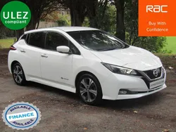 White Used 2019 Nissan Leaf N-Connecta Hatchback | £6,495