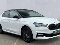 Moon white metallic black magic pearl effect Used 2025 Skoda Fabia Design Edition Hatchback | £19,450