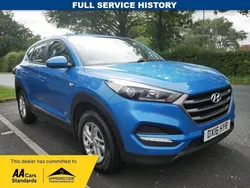 Blue Used 2016 Hyundai Tucson SUV | £6,388 (Fair price)
