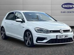 White Used 2017 VW Golf VII R Hatchback | £19,746 (Fair price)