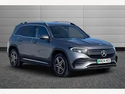 Mountain grey Used 2024 Mercedes EQB350 AMG line SUV | £30,990 (Good price)