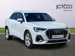 White Used 2022 Audi Q3 S-Line SUV | £26,000 (Good price)