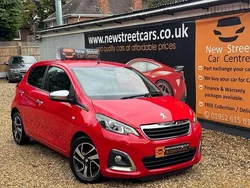 Red Used 2016 Peugeot 108 Hatchback | £4,784 (Fair price)
