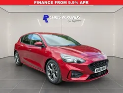 Red Used 2018 Ford Focus ST-Line Hatchback | £12,500 (Fair price)