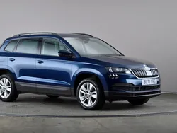 Blue Used 2022 Skoda Karoq SE Technology SUV | £14,498 (Fair price)