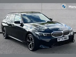 Black sapphire Used 2025 BMW 320 M Sport Estate | £38,190 (Expensive)