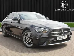 Black Used 2020 Mercedes E300 AMG line Sedan | £25,985 (Fair price)
