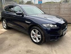 Blue Used 2019 Jaguar F-Pace Portfolio SUV | £16,750 (Good price)