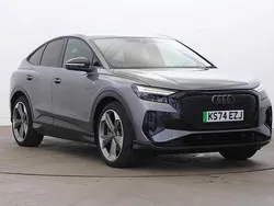 Grey Used 2024 Audi Q4 Sportback e-tron Black Edition SUV | £34,980 (Fair price)