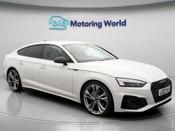 White Used 2022 Audi A5 Sportback Black Edition Hatchback | £27,700 (Fair price)