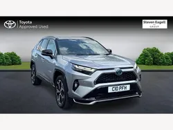 Silver Used 2022 Toyota RAV4 Hybrid Premium SUV | £32,781 (A bit pricey)