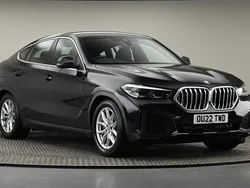 Blacksapphire metallic Used 2022 BMW X6 Sport Line SUV | £42,300