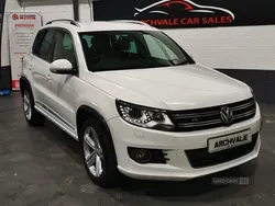 White Used 2013 VW Tiguan R-line SUV | £7,495 (Fair price)
