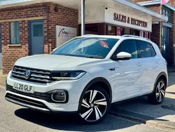 White Used 2020 VW T-Cross R-line SUV | £15,995 (Fair price)