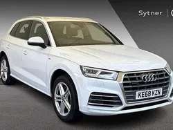 White Used 2018 Audi Q5 S-Line SUV | £21,750 (Fair price)