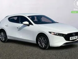 White Used 2021 Mazda 3 Hatchback | £14,399 (Good price)