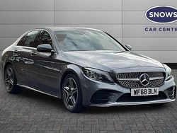 Grey Used 2018 Mercedes C300 AMG line Sedan | £18,799 (Good price)