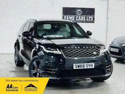 Black Used 2018 Land Rover Range Rover Velar R-Dynamic SUV | £15,500 (Fair price)