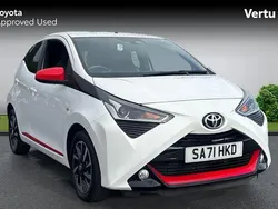 White Used 2021 Toyota Aygo Trend Hatchback | £10,801 (Fair price)
