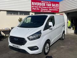 White Used 2021 Ford Transit Custom Limited Van | £15,995 (Fair price)