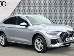 Silver Used 2021 Audi Q5 S-Line SUV | £30,369 (Fair price)