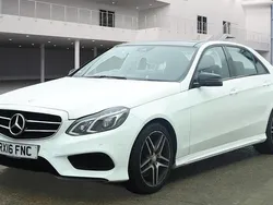 White Used 2016 Mercedes E350 Premium Sedan | £10,999 (Fair price)